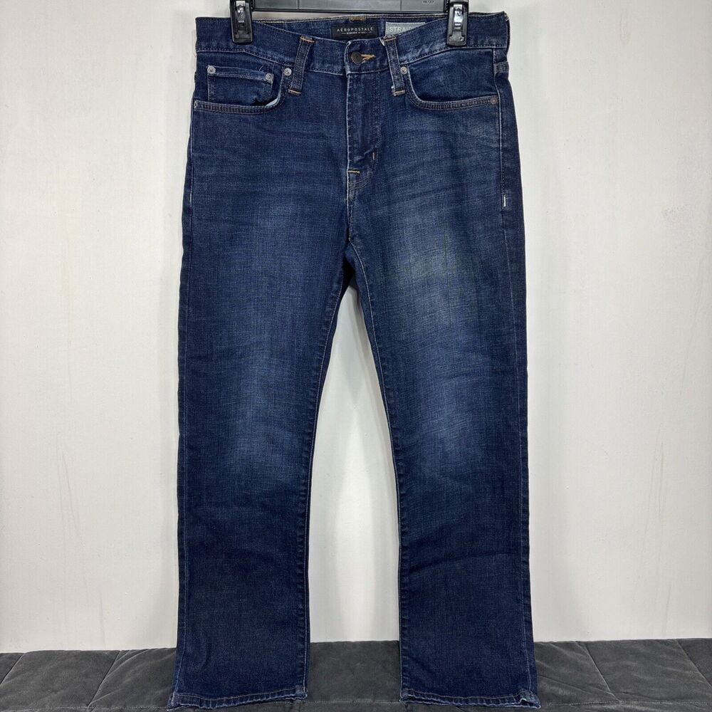 Men's Aeropostale Straight Dark‎ Wash Jeans - Size 29x30 EUC